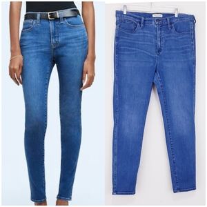 Madewell 10" RoadTripper Skinny Slim Jeans Faulkner Wash Size 32